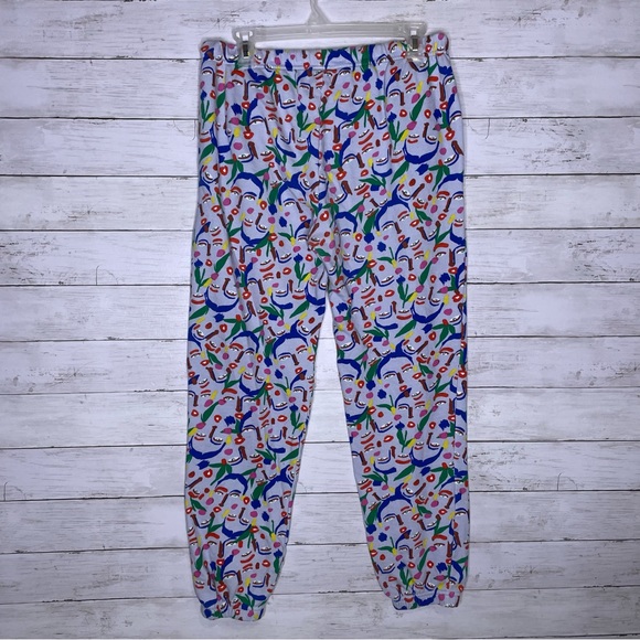 NORDSTROM by Cristina Martinez Kids' Print Cotton Sweatpants Size XL 14/16 - Picture 5 of 5